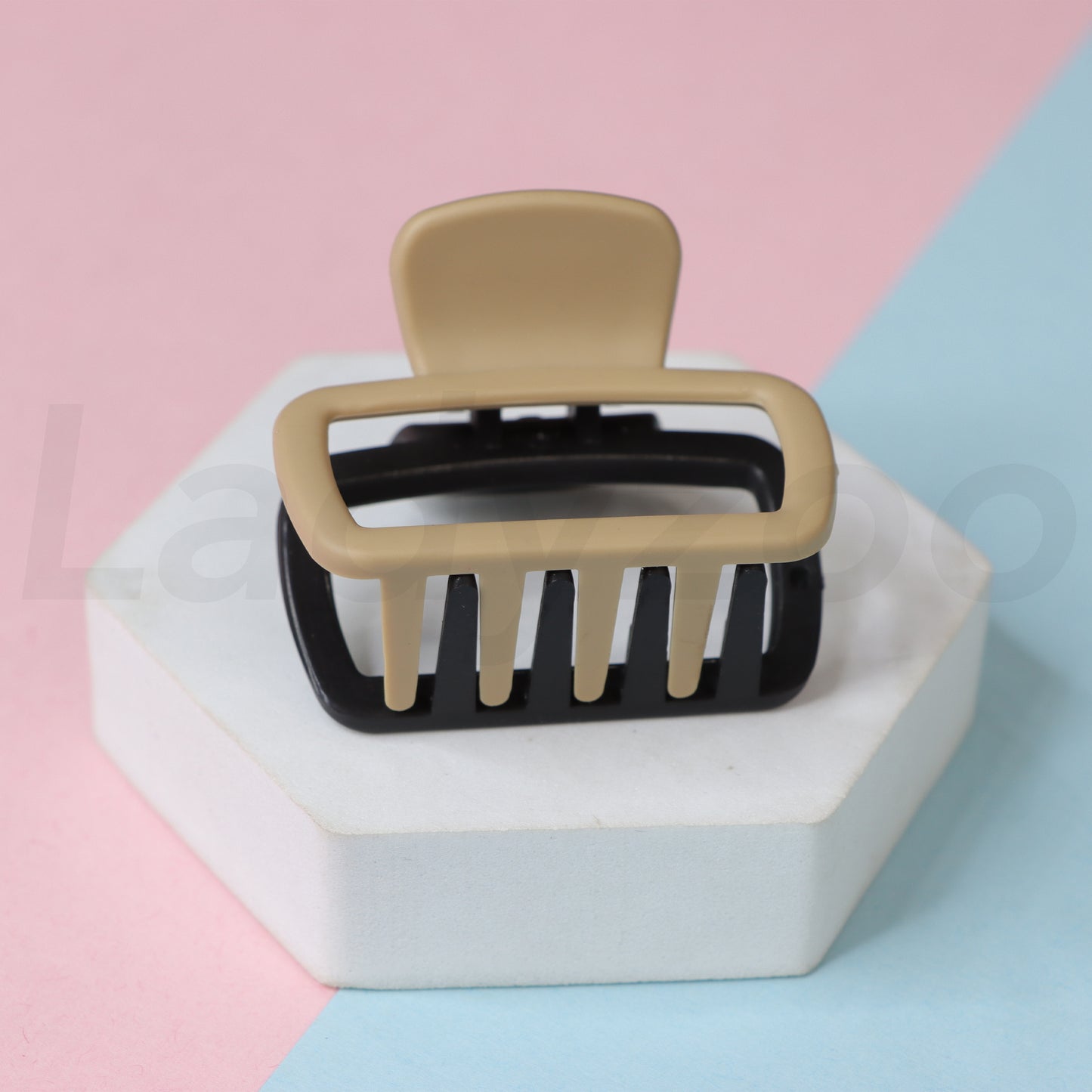 Small Matte Square Rectangle Clutcher Hair Clip Hair Claw for girls