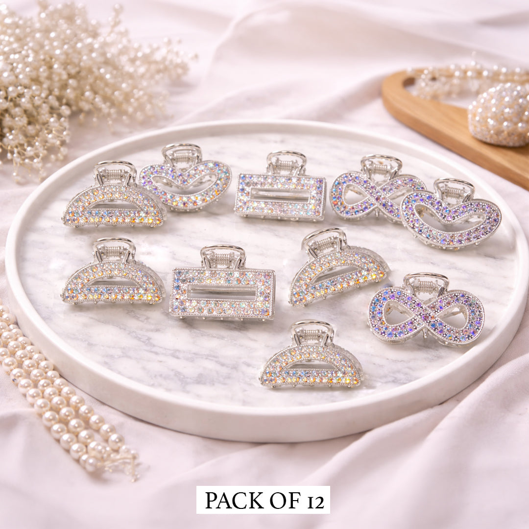 Luxury Crystal Rhinestone Hair Claw for girls