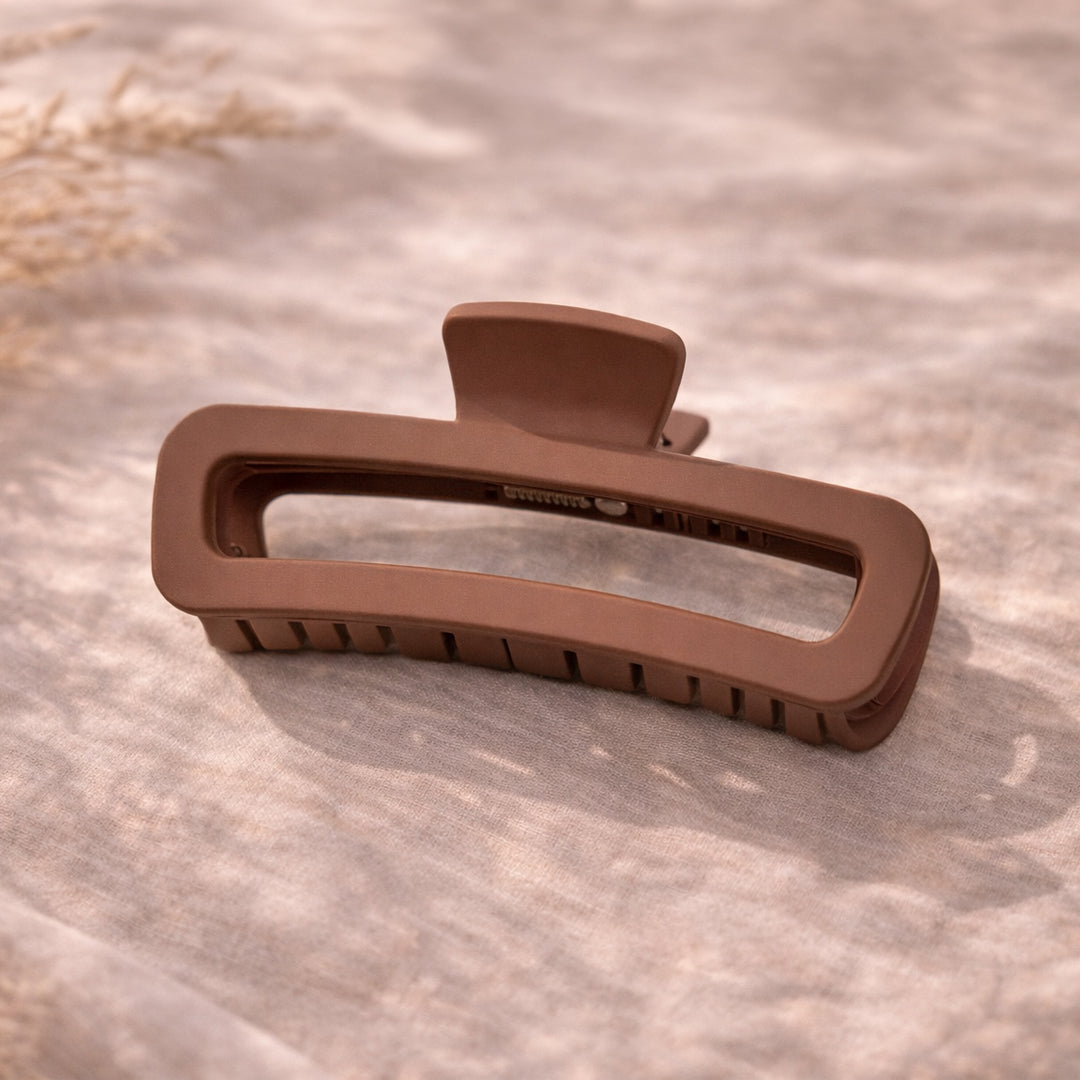 Premium Matte Finish Rectangular Hair Claw