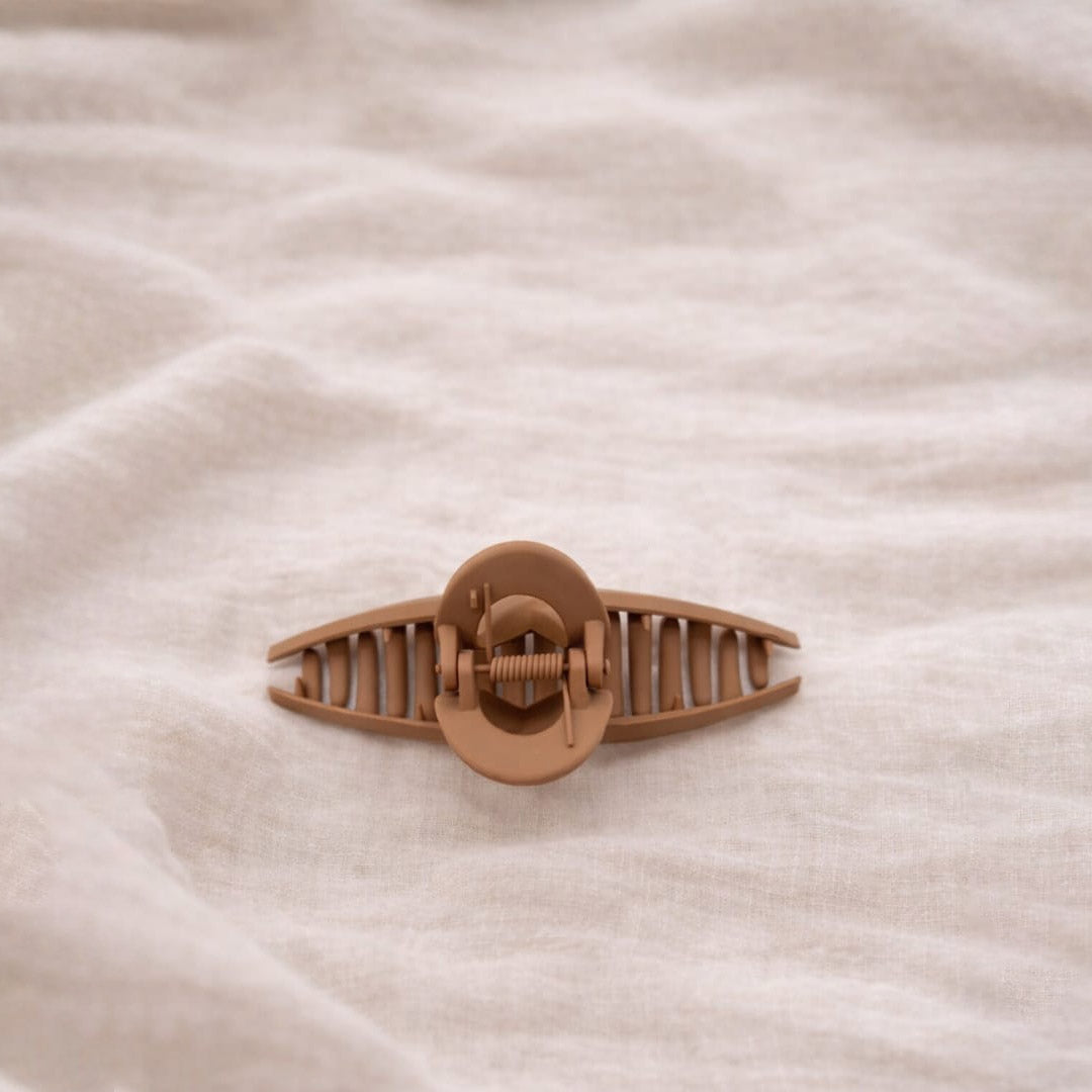 Matte Finish Hair Claw Clips Strong Hold, Assorted Neutral Colors