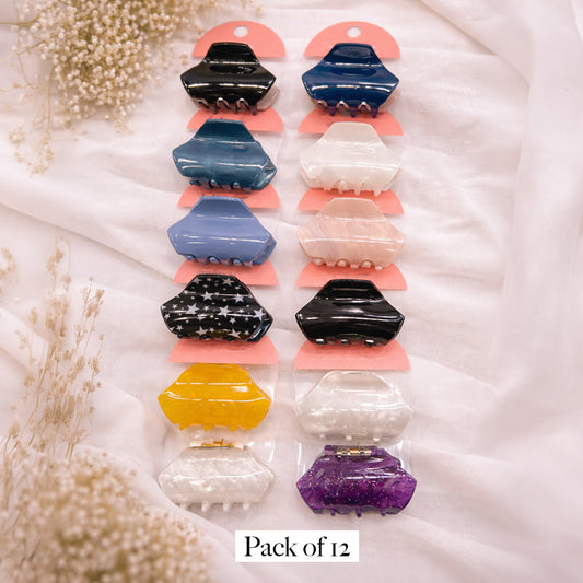 Elegant Glossy Hair Claw Clip for Women – Strong Hold, Chic Finish