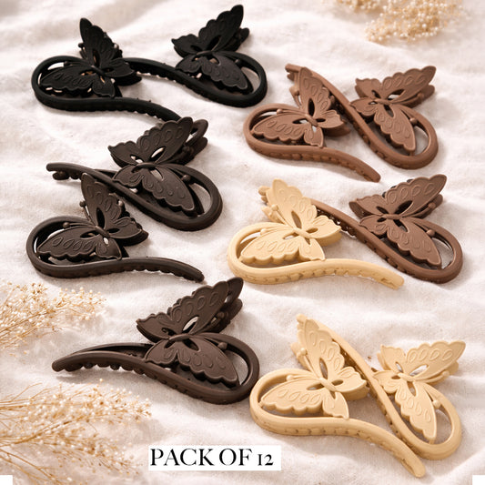 Premium Matte Cut-Out Claw Hair Clip for Women