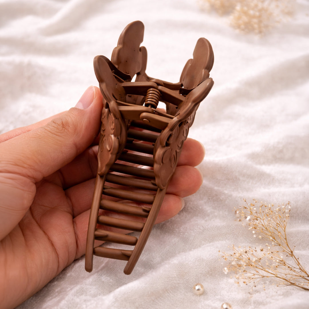 Premium Matte Cut-Out Claw Hair Clip for Women