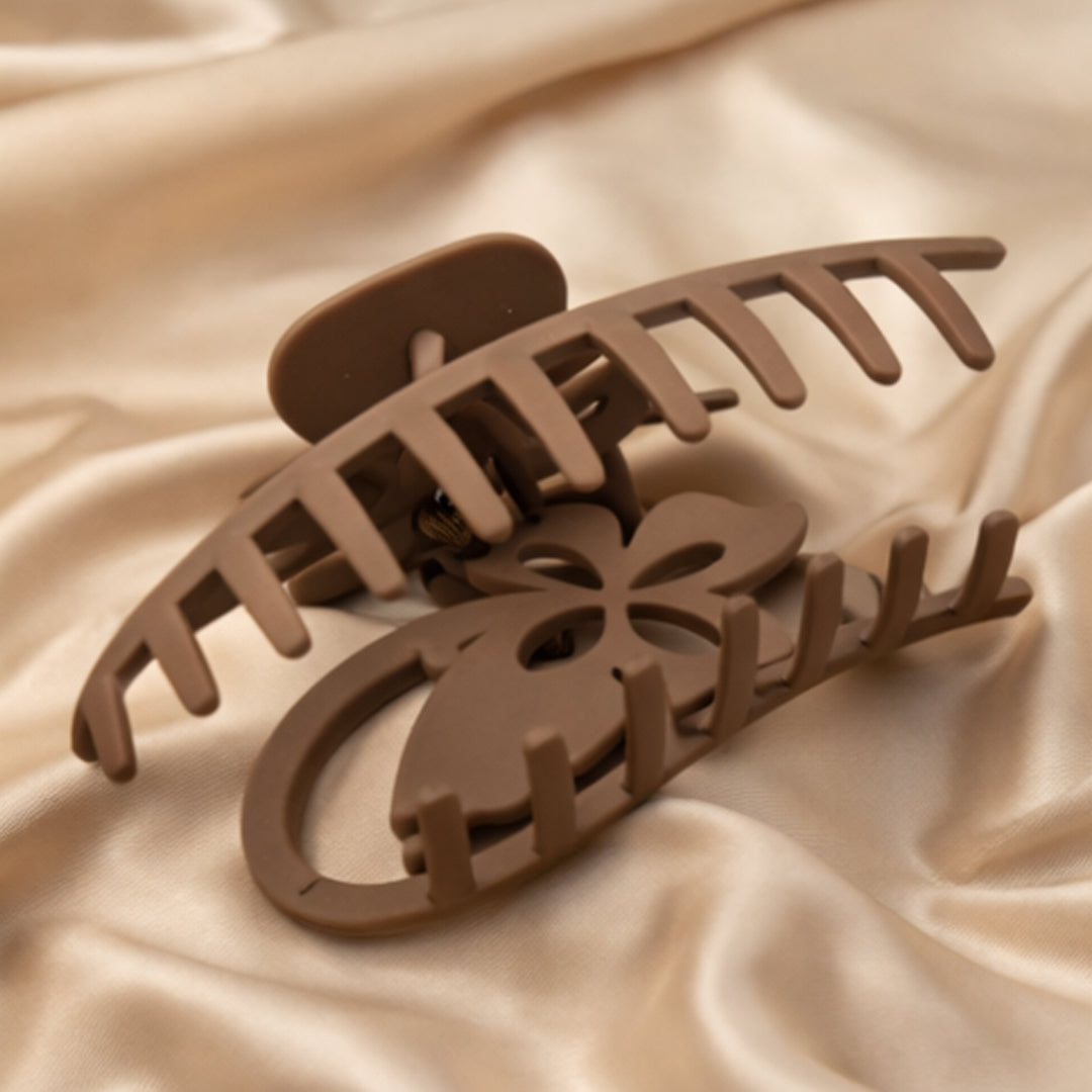 Premium Matte Cut-Out Claw Hair Clip for Women