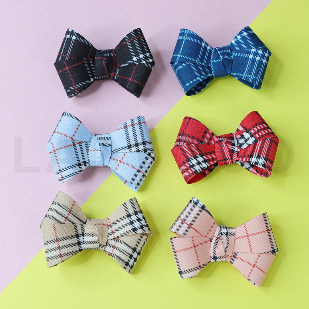 Dot Mix Clip Hair Bow Clips Accessories for Women
