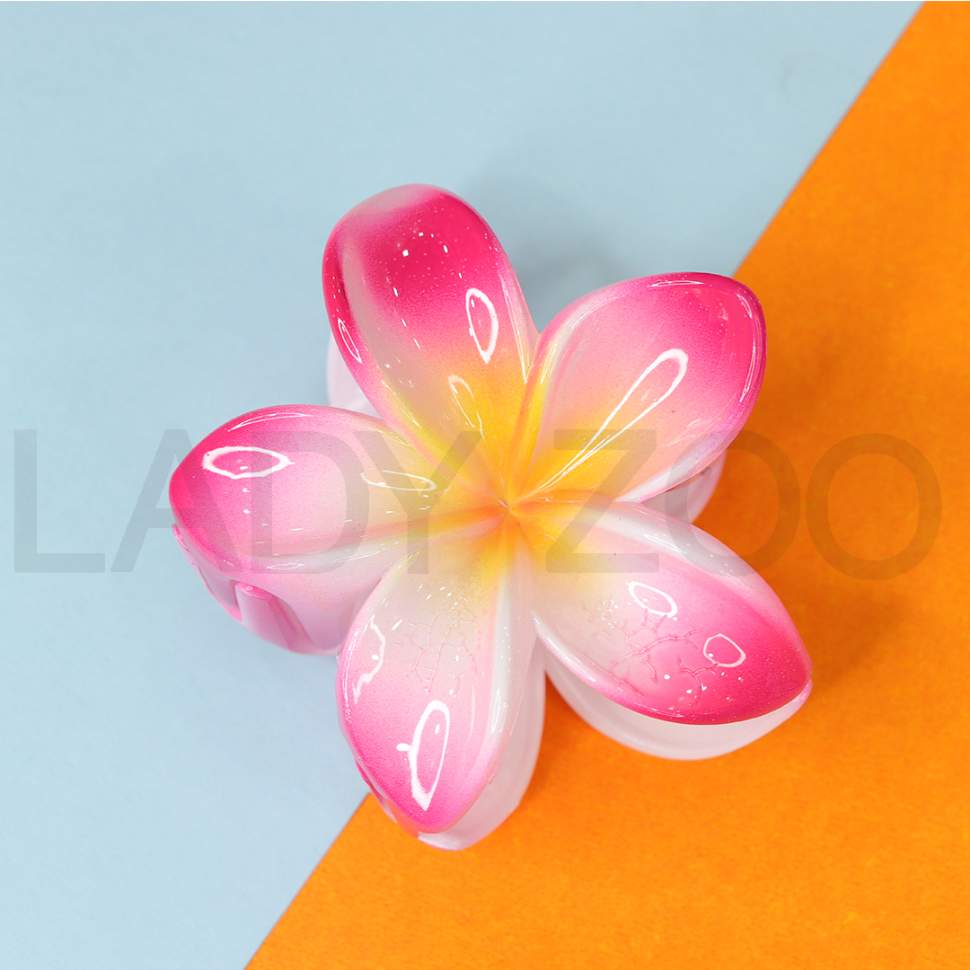 Flower Hair Clips Acrylic Beach Claw Barrettes Accessories for Women