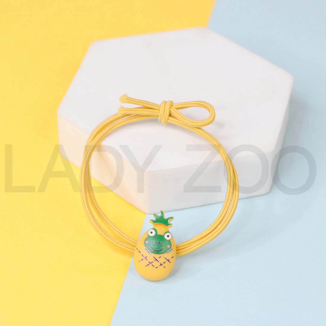 Fruit Pineapple High Elastic Hair Rope Band Hair Accessories for Women