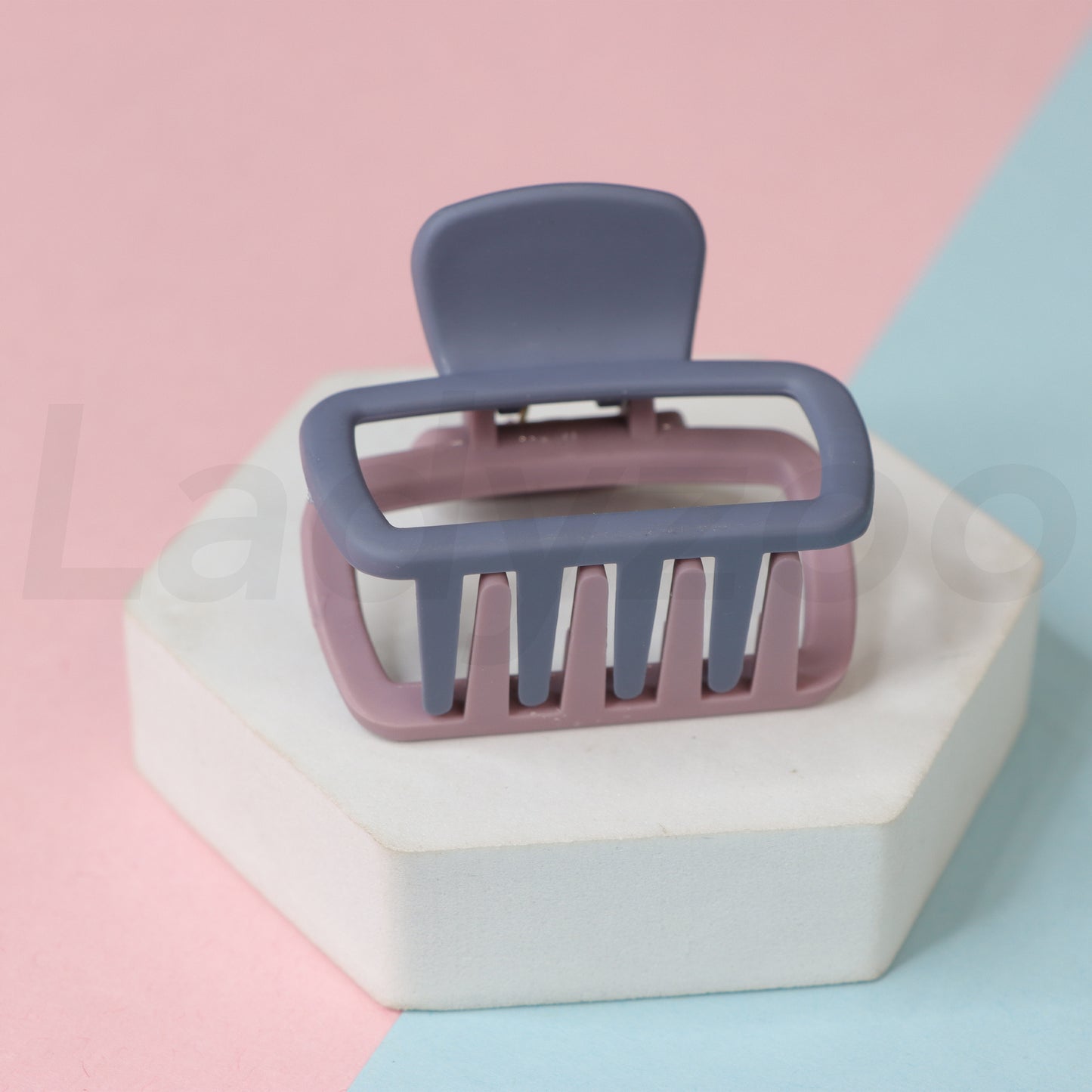 Small Matte Square Rectangle Clutcher Hair Clip Hair Claw for girls