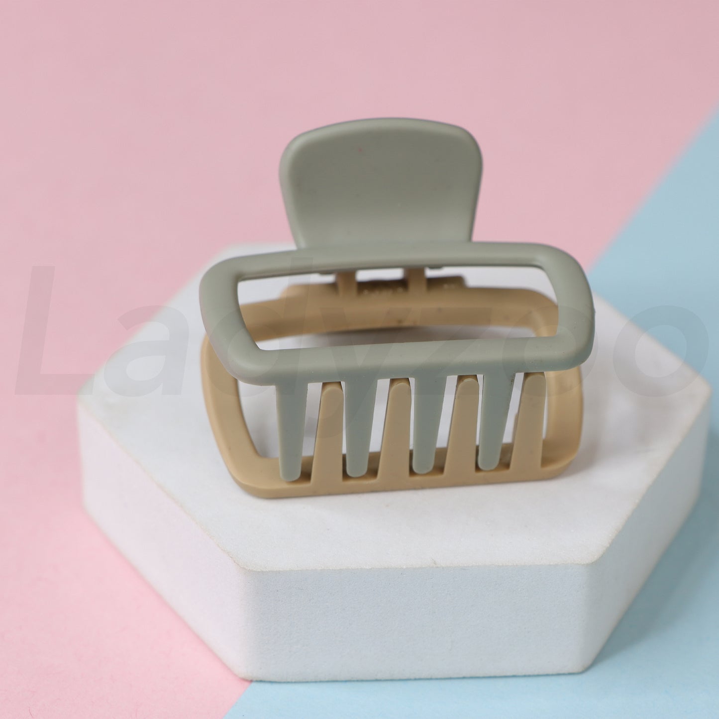 Small Matte Square Rectangle Clutcher Hair Clip Hair Claw for girls