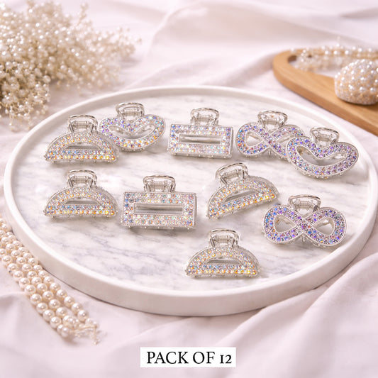 Luxury Crystal Rhinestone Hair Claw for girls