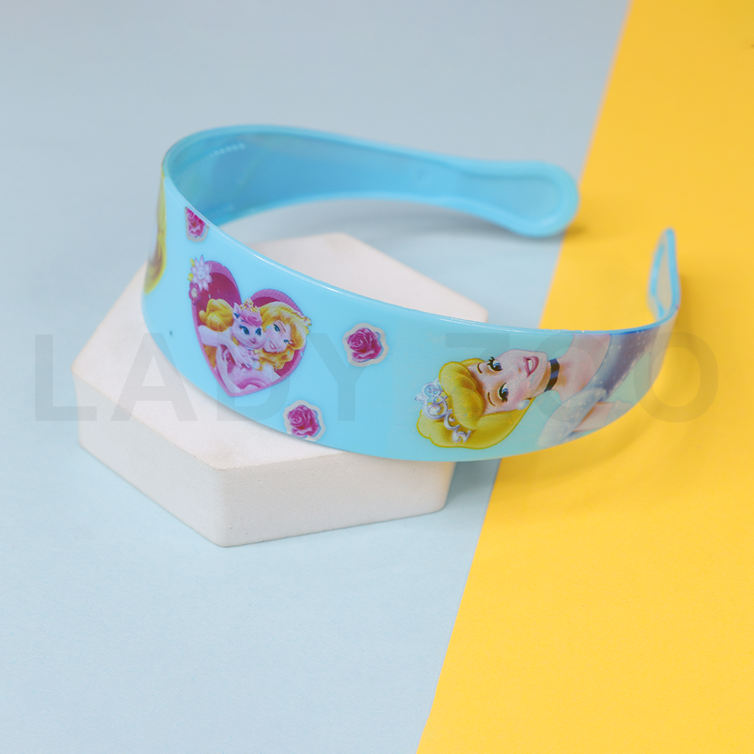 Cartoon Barbie Doll Theme Plastic Hairband Hair Accessories For Girls