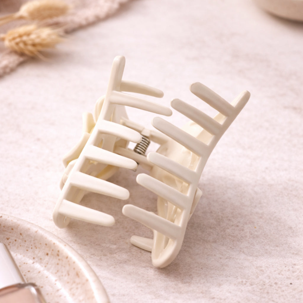 Flower Hair Claw Clip for Women  Strong Hold Hair Claw
