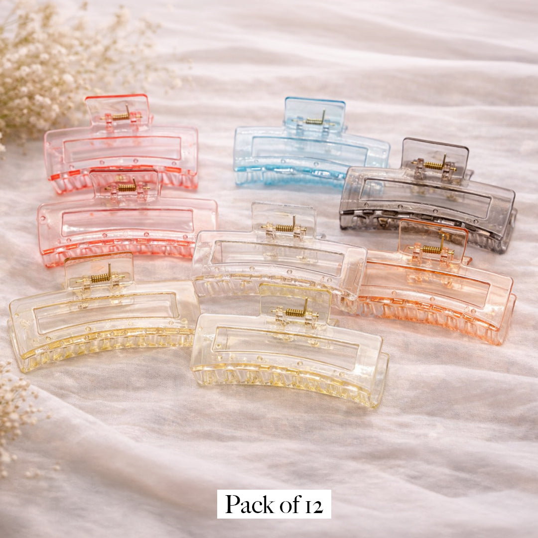 Transparent  Acrylic Hair Claw Clip for Women
